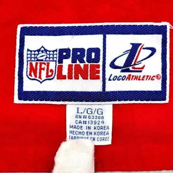 NFL (Pro Line)-Tampa Bay Buccaneers Zip-Up Windbreaker 1990s Size Large - Picture 3 of 15